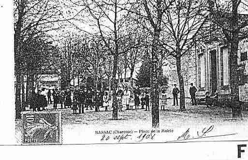 Ville de BASSAC Carte postale ancienne