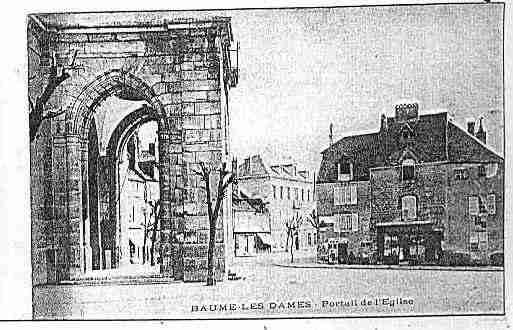 Ville de BAUMELESDAMES Carte postale ancienne