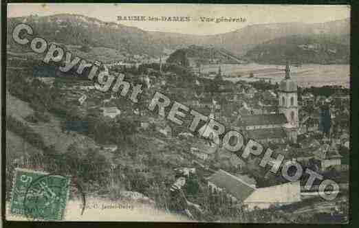 Ville de BAUMELESDAMES Carte postale ancienne