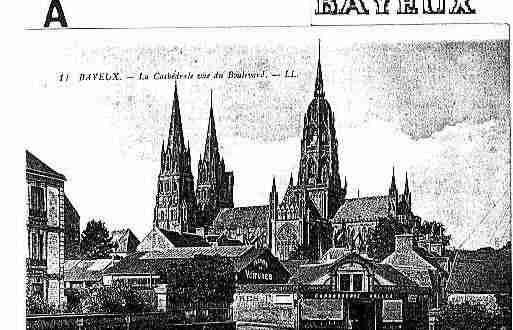 Ville de BAYEUX Carte postale ancienne