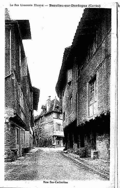 Ville de BEAULIEUSURDORDOGNE Carte postale ancienne