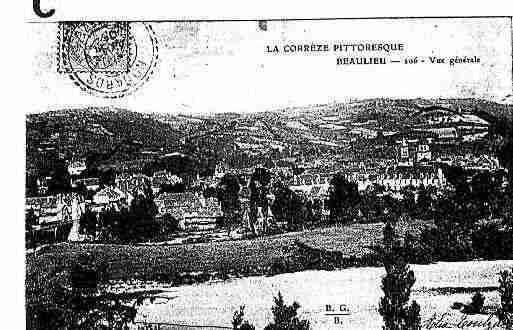 Ville de BEAULIEUSURDORDOGNE Carte postale ancienne