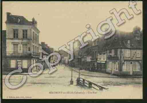 Ville de BEAUMONTENAUGE Carte postale ancienne