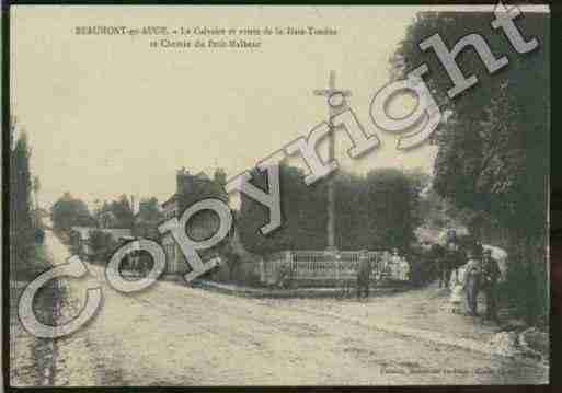 Ville de BEAUMONTENAUGE Carte postale ancienne