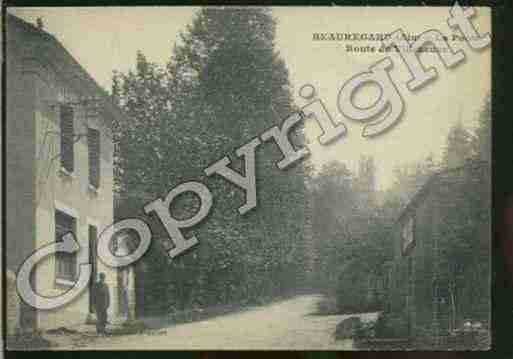 Ville de BEAUREGARD Carte postale ancienne