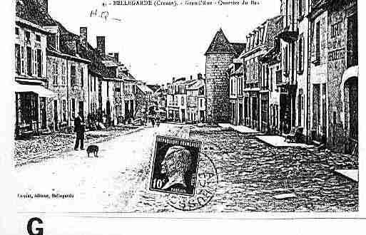 Ville de BELLEGARDEENMARCHE Carte postale ancienne