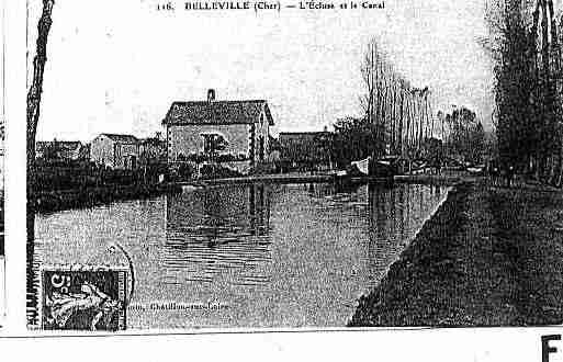 Ville de BELLEVILLESURLOIRE Carte postale ancienne