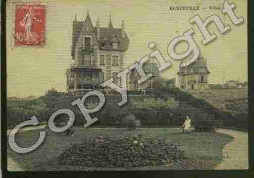 Ville de BENERVILLESURMER Carte postale ancienne