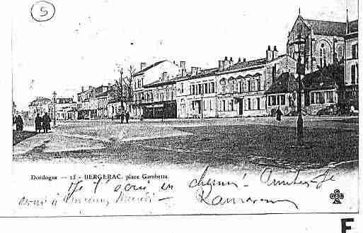 Ville de BERGERAC Carte postale ancienne