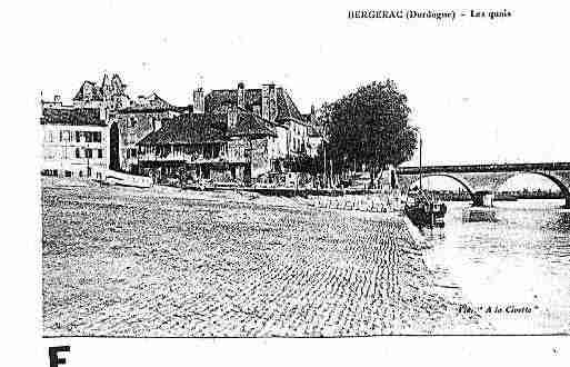 Ville de BERGERAC Carte postale ancienne