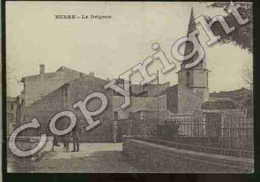 Ville de BERREL\'ETANG Carte postale ancienne
