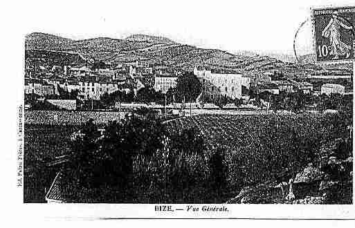 Ville de BIZEMINERVOIS Carte postale ancienne