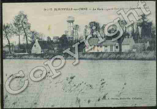 Ville de BLAINVILLESURORNE Carte postale ancienne