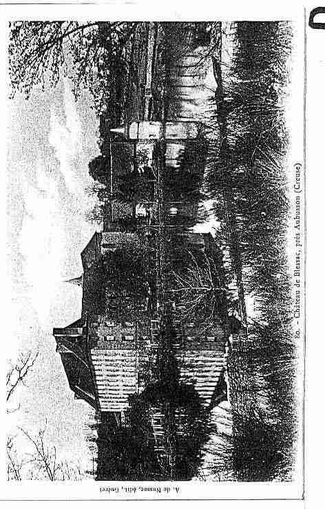 Ville de BLESSAC Carte postale ancienne