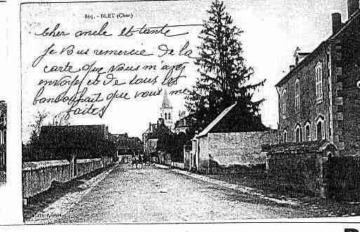 Ville de BLET Carte postale ancienne