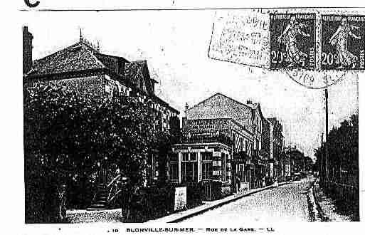 Ville de BLONVILLESURMER Carte postale ancienne