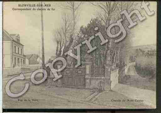 Ville de BLONVILLESURMER Carte postale ancienne
