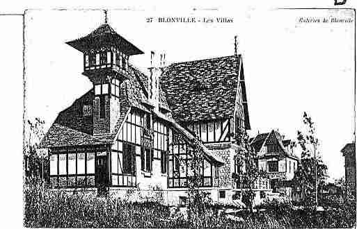 Ville de BLONVILLESURMER Carte postale ancienne