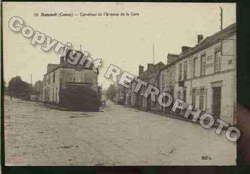 Ville de BONNAT Carte postale ancienne