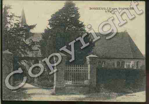 Ville de BONNEVILLESURTOUQUES Carte postale ancienne