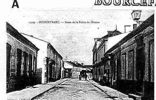 Ville de BOURCEFRANCLECHAPUS Carte postale ancienne