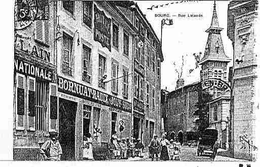 Ville de BOURGENBRESSE Carte postale ancienne