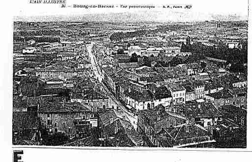 Ville de BOURGENBRESSE Carte postale ancienne