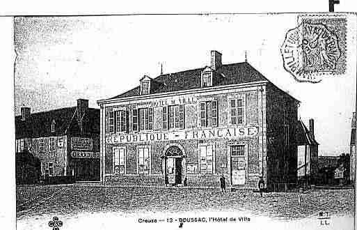 Ville de BOUSSAC Carte postale ancienne