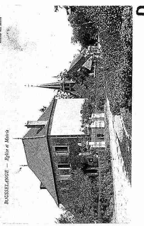 Ville de BOUSSELANGE Carte postale ancienne Ville de BOUSSELANGE Carte postale ancienne