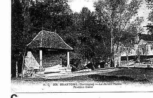 Ville de BRANTOME Carte postale ancienne