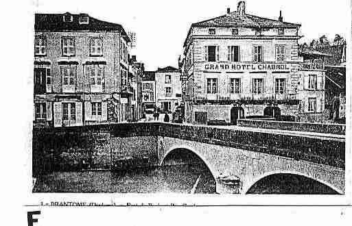 Ville de BRANTOME Carte postale ancienne