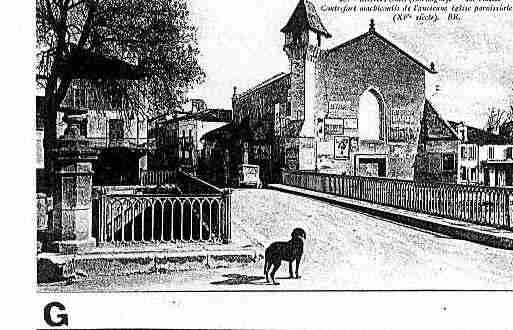 Ville de BRANTOME Carte postale ancienne