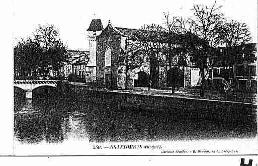Ville de BRANTOME Carte postale ancienne