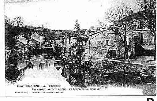 Ville de BRANTOME Carte postale ancienne