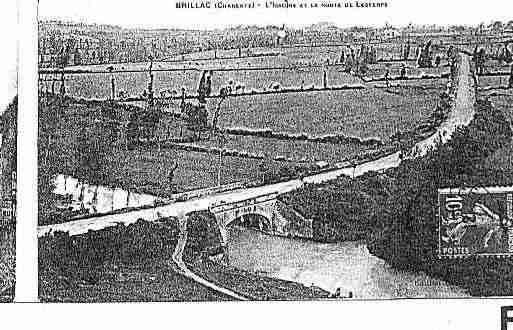 Ville de BRILLAC Carte postale ancienne