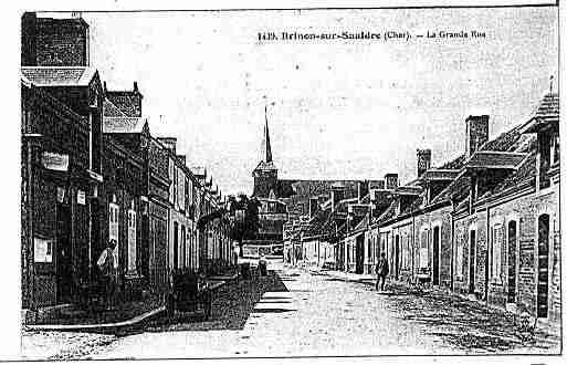 Ville de BRINONSURSAULDRE Carte postale ancienne