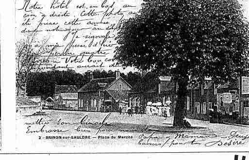 Ville de BRINONSURSAULDRE Carte postale ancienne