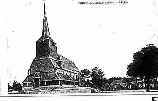 Ville de BRINONSURSAULDRE Carte postale ancienne