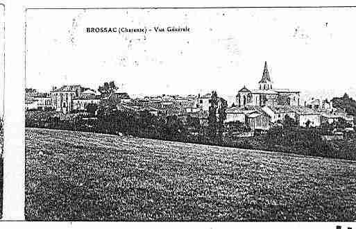 Ville de BROSSAC Carte postale ancienne