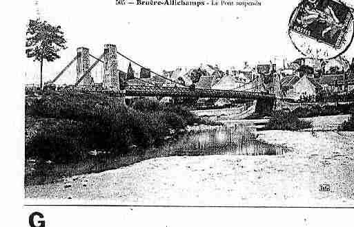 Ville de BRUEREALLICHAMPS Carte postale ancienne