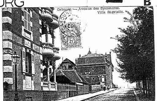 Ville de CABOURG Carte postale ancienne