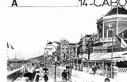 Ville de CABOURG Carte postale ancienne