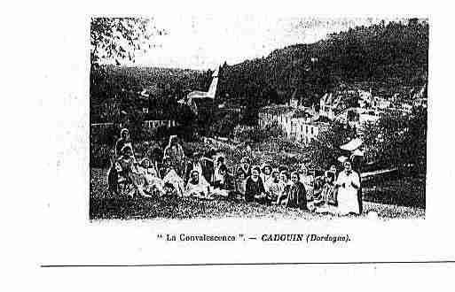 Ville de CADOUIN Carte postale ancienne