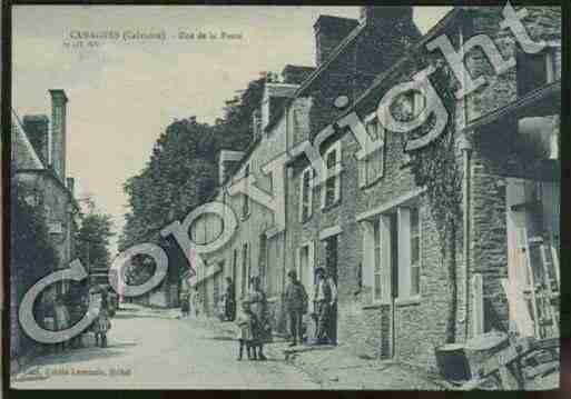 Ville de CAHAGNES Carte postale ancienne