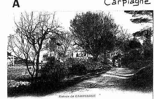 Ville de CARPIAGNE Carte postale ancienne