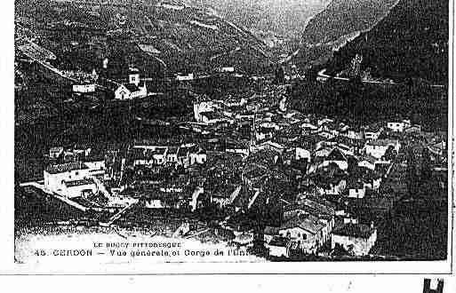 Ville de CERDON Carte postale ancienne