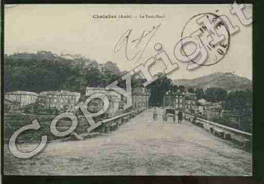 Ville de CHALABRE Carte postale ancienne