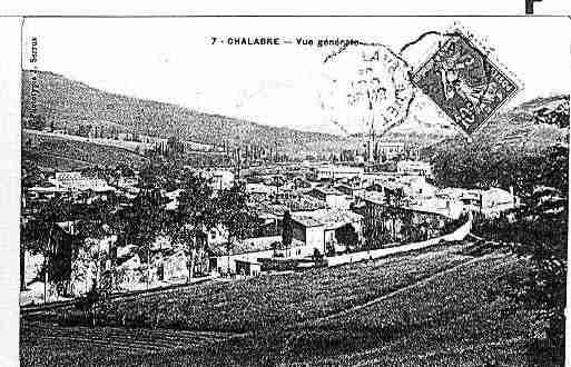 Ville de CHALABRE Carte postale ancienne