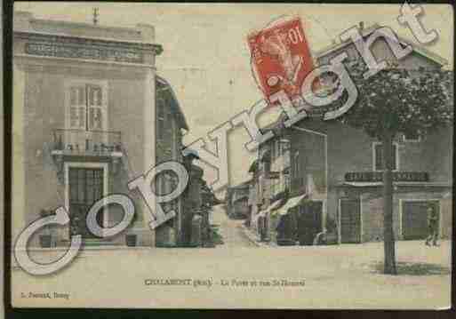 Ville de CHALAMONT Carte postale ancienne