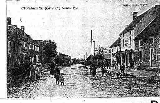 Ville de CHAMBLANC Carte postale ancienne